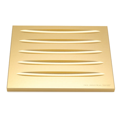 THIS INDUSTRIAL Attractive PenTray2 5 - Slot Aluminum Pen Tray / Luddite - bungu