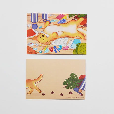 "Time to Play" Postcard by Maria / Bungu - bungu