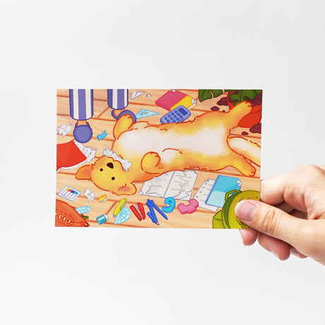 "Time to Play" Postcard by Maria / Bungu - bungu