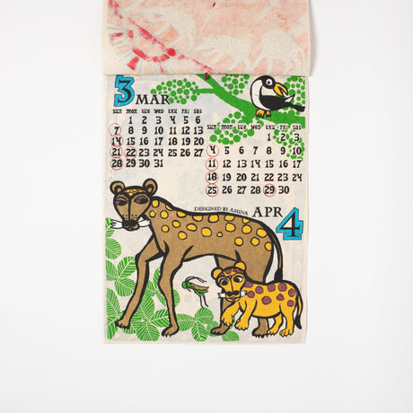 Tinga Tinga Wall Calendar 2027 / Amina Collection Co., Ltd. - bungu