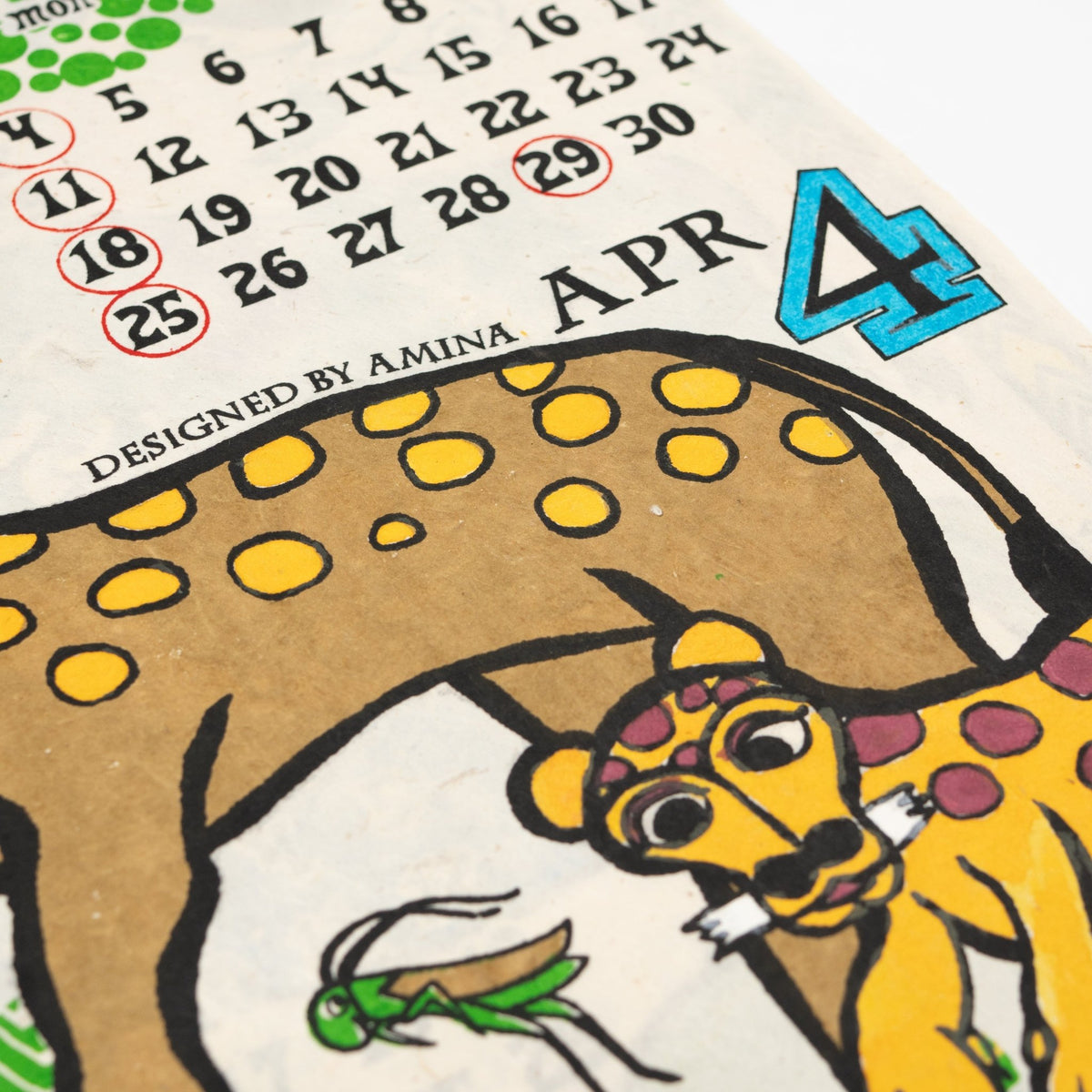 Tinga Tinga Wall Calendar 2027 / Amina Collection Co., Ltd. - bungu