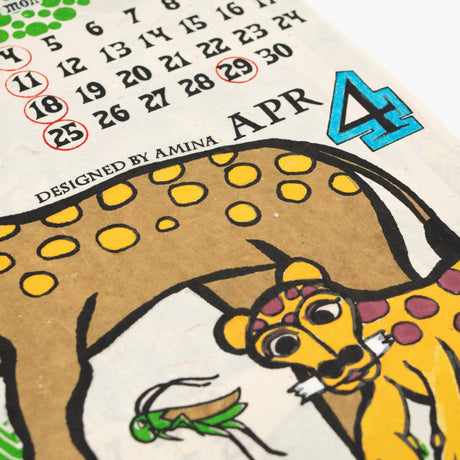 Tinga Tinga Wall Calendar 2027 / Amina Collection Co., Ltd. - bungu