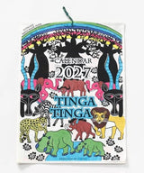 Tinga Tinga Wall Calendar 2027 / Amina Collection Co., Ltd. - bungu