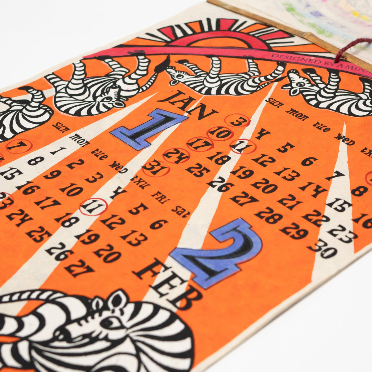 Tinga Tinga Wall Calendar 2027 / Amina Collection Co., Ltd. - bungu