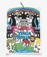 Tinga Tinga Wall Calendar 2027 / Amina Collection Co., Ltd.