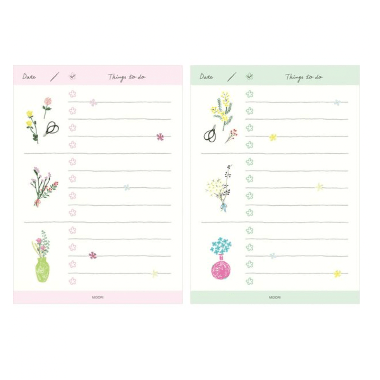 To - Do List Memo Pad / Midori DESIGNPHIL - bungu