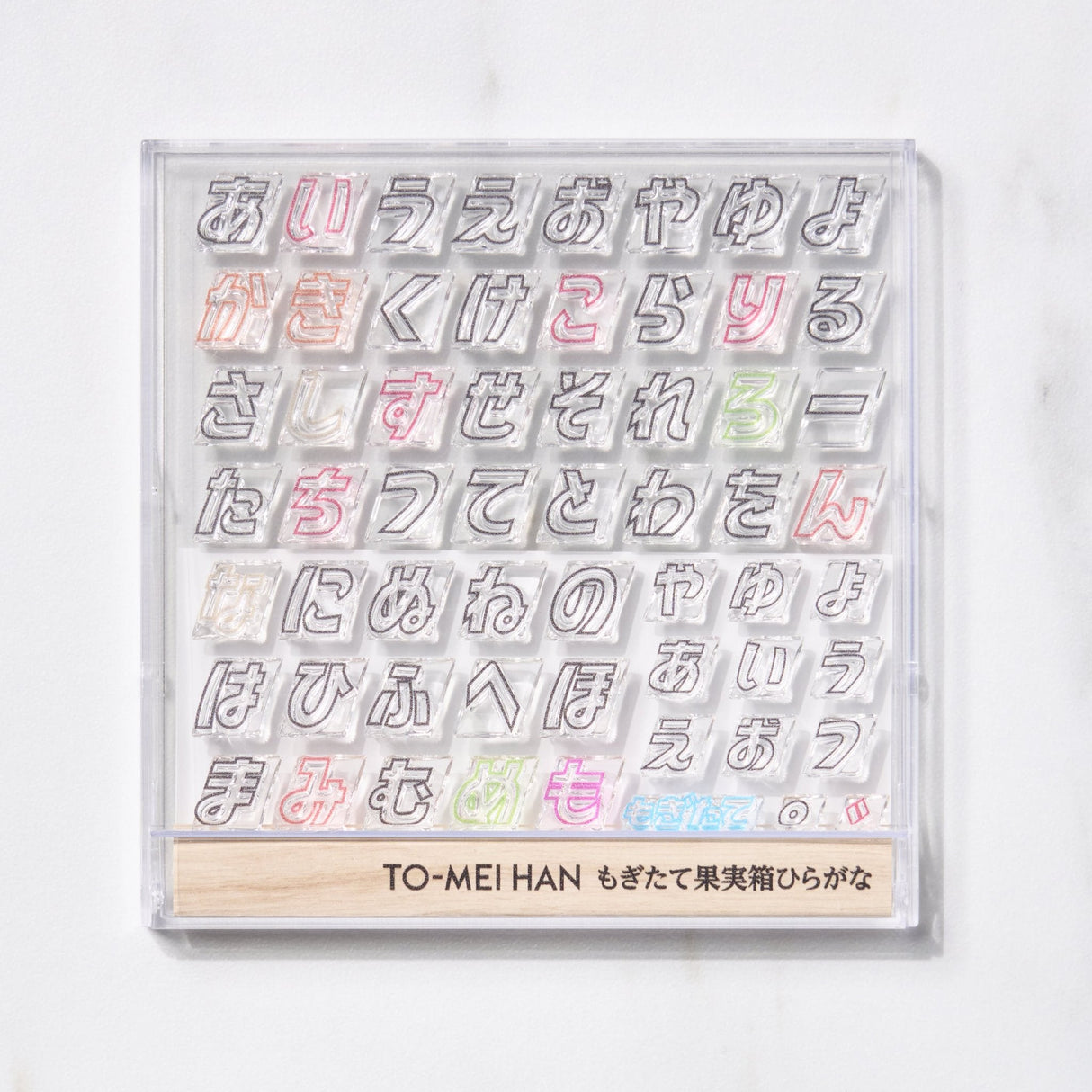 TO - MEI HAN Alphabet Clear Stamp / tri - gram - bungu