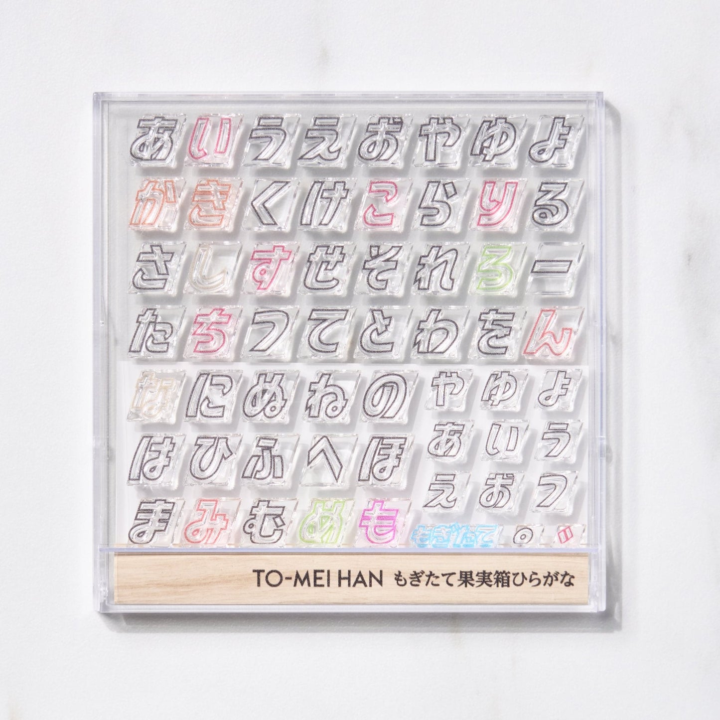 TO - MEI HAN Alphabet Clear Stamp / tri - gram - bungu