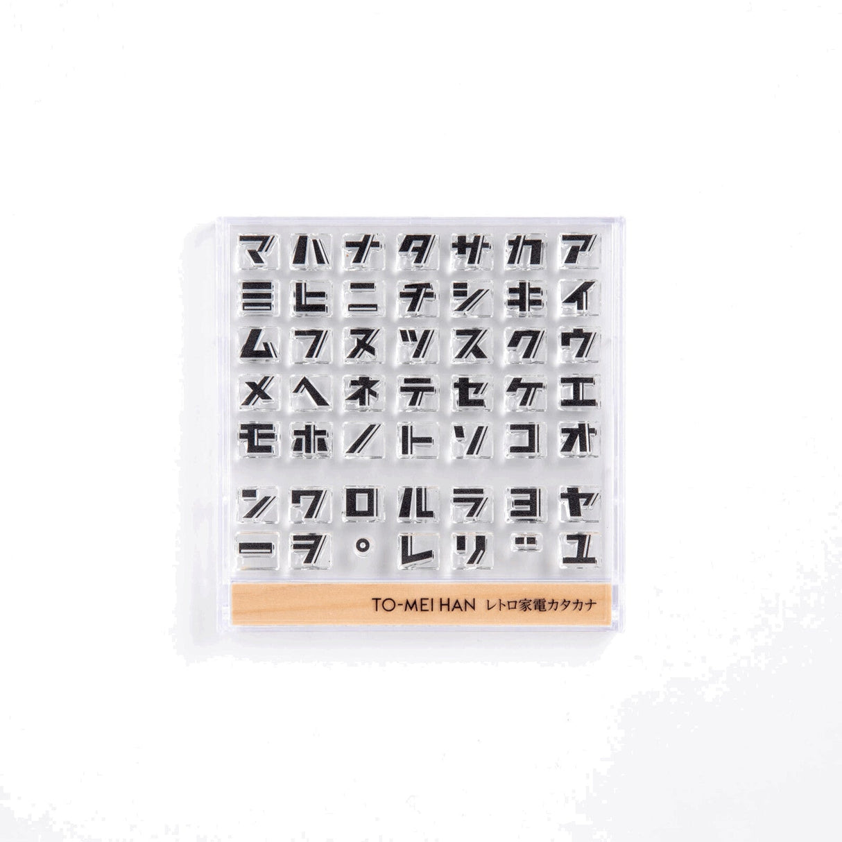 TO - MEI HAN Alphabet Clear Stamp / tri - gram - bungu