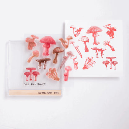 TO - MEI HAN Mushroom Clear Stamp / tri - gram - bungu