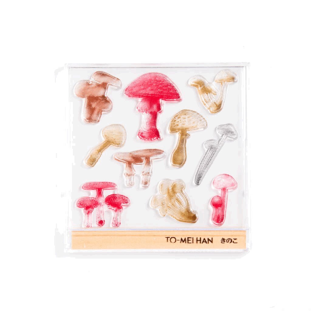 TO - MEI HAN Mushroom Clear Stamp / tri - gram - bungu