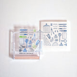 TO - MEI HAN Stationery Tool Box Clear Stamp / tri - gram - bungu