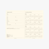TODAY B6 Monthly Block and Memo Planner 2027 / TOUCH & FLOW - bungu