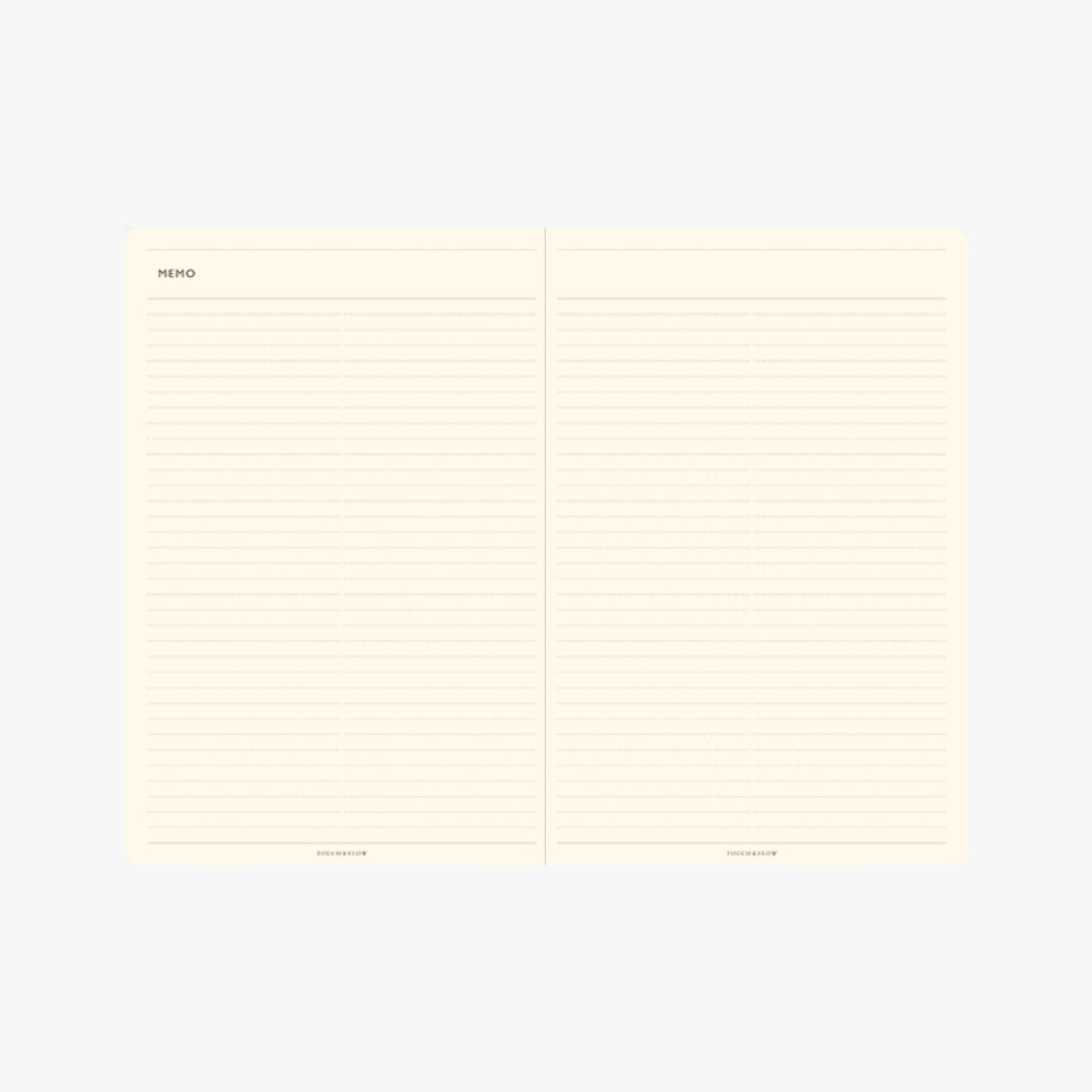 TODAY B6 Monthly Block and Memo Planner 2027 / TOUCH & FLOW - bungu