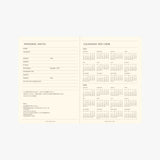 TODAY B7 Weekly Planner 2027 / TOUCH & FLOW - bungu