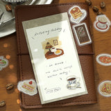 BGM Foil Stamping "Today's Cafe" Stickers / Background Music