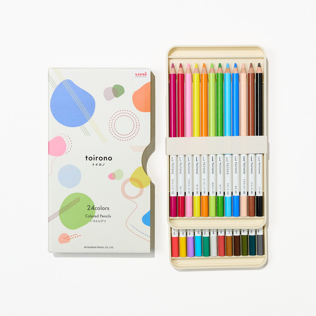 toirono Color Pencil Set / uni Mitsubishi Pencil - bungu