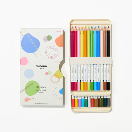 toirono Color Pencil Set / uni Mitsubishi Pencil - bungu