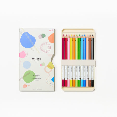 toirono Color Pencil Set / uni Mitsubishi Pencil - bungu