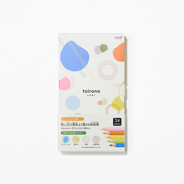 toirono Color Pencil Set / uni Mitsubishi Pencil - bungu
