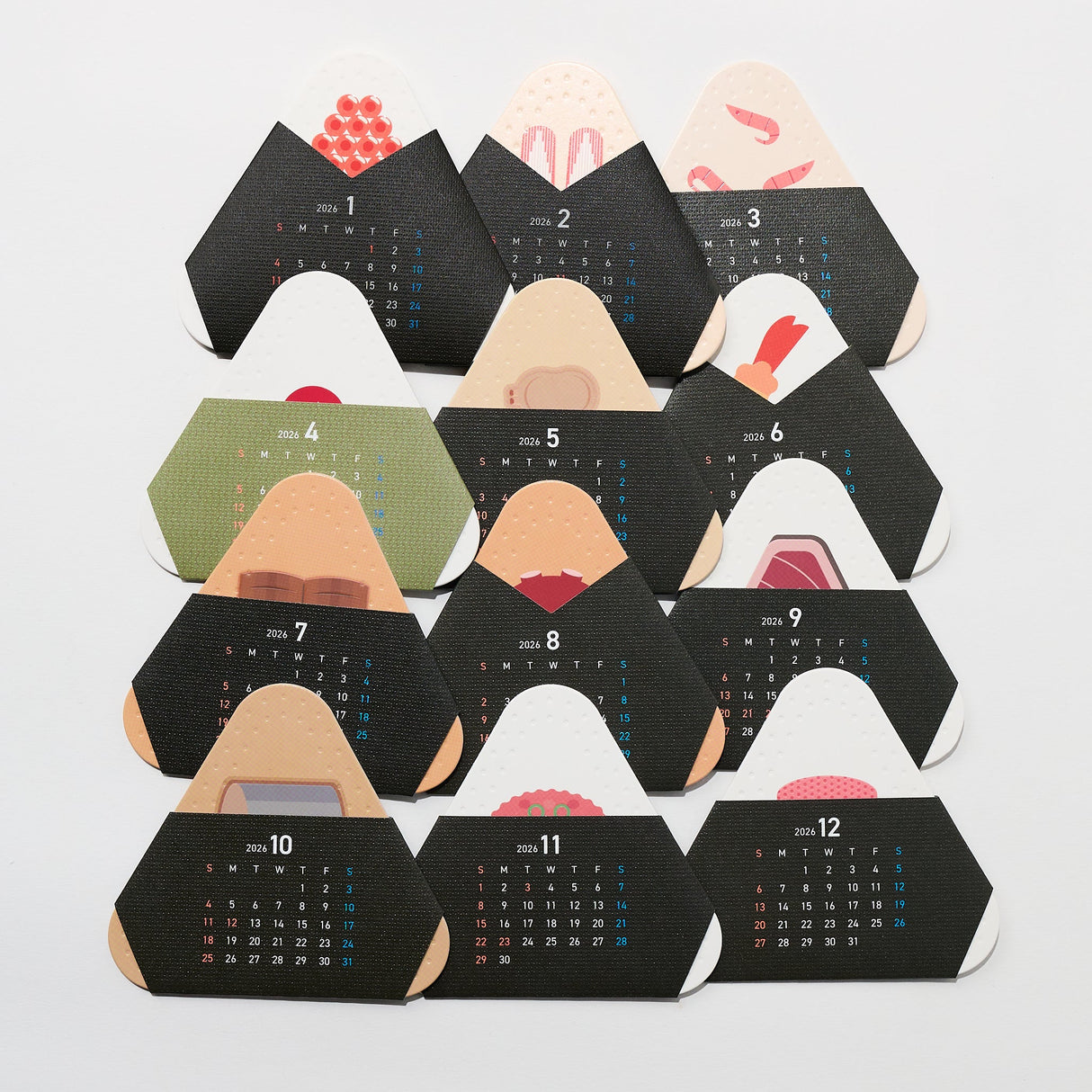 TOKYO TSUKIJI ONIGIRI CALENDAR 2026 / ICHIKUDO - bungu