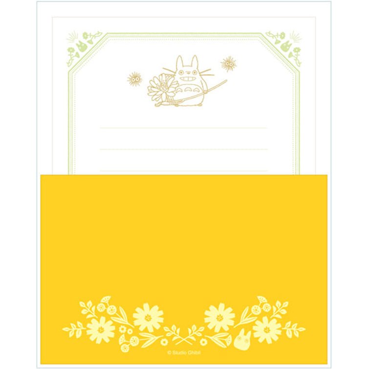 Totoro Foil - Stamped Letter Set / Movic - bungu