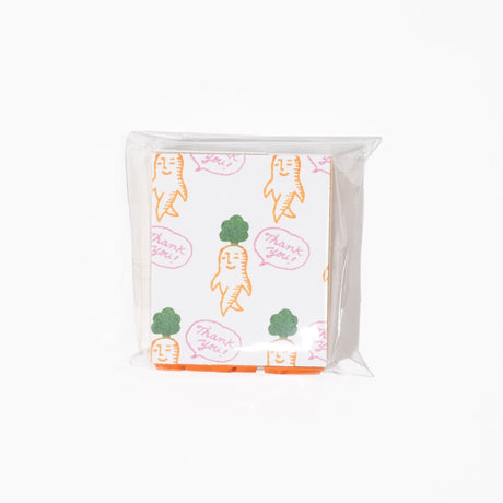 Tottoko Carrot Wood Stamp Set / Morita Inbou - bungu