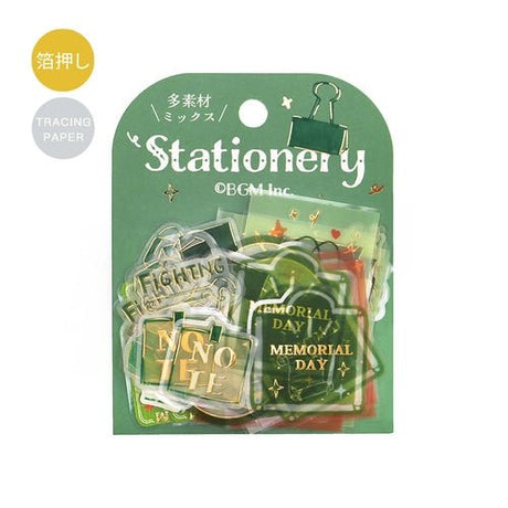 Tracing Paper Foil Stamping Stickers Holiday Shop Tour / BGM - bungu