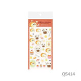 Transparent Sticker Sheet Okashi na Doubutsu Kobo / Furukawashiko - bungu
