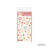 Transparent Sticker Sheet Okashi na Doubutsu Kobo / Furukawashiko - bungu