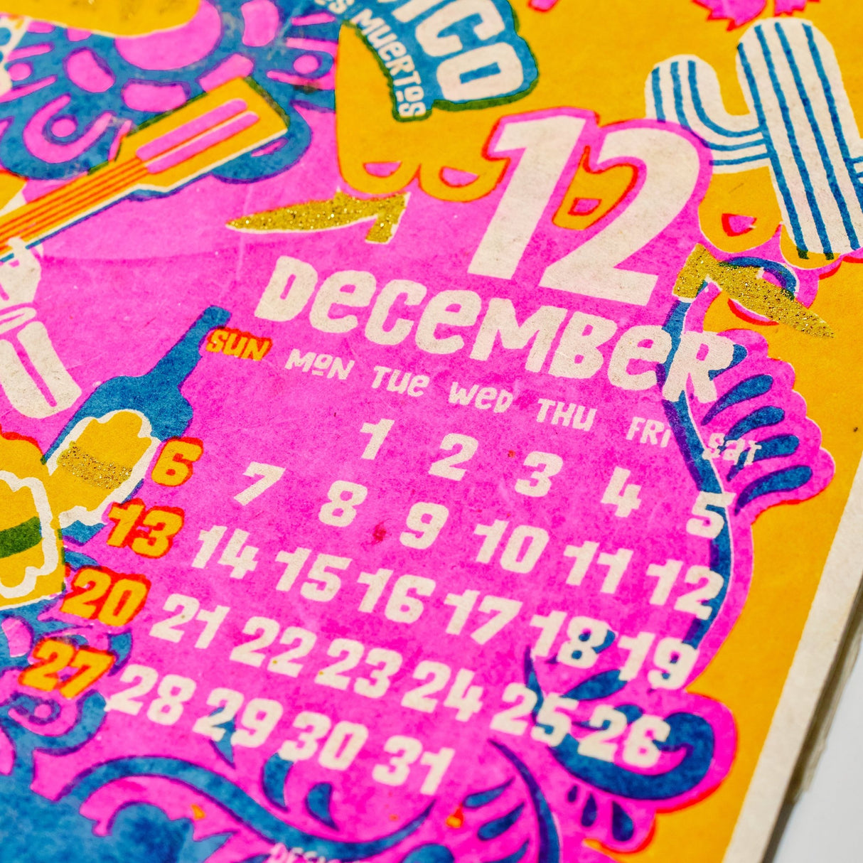 Traveling Calavera Calendar 2026 Designed by Amina / Amina Collection Co., Ltd. - bungu
