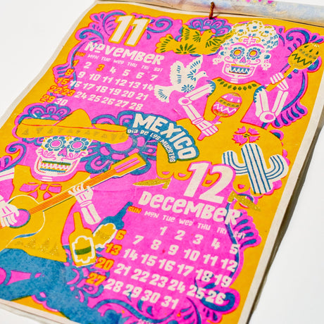 Traveling Calavera Calendar 2026 Designed by Amina / Amina Collection Co., Ltd. - bungu