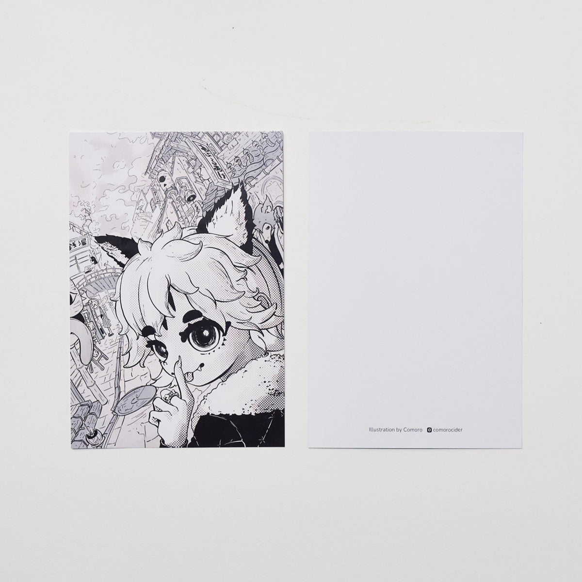 "Tricker Street" Postcard by Comoro / Bungu - bungu