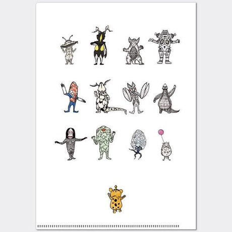 Ultra Monsters Collection A5 Clear File / kokorotodom - bungu