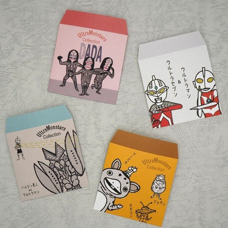 Ultra Monsters Collection Square Pochi Bag / kokorotodom - bungu