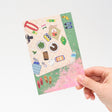 "Under the Trees" Washi Postcard by Namie / Bungu - bungu