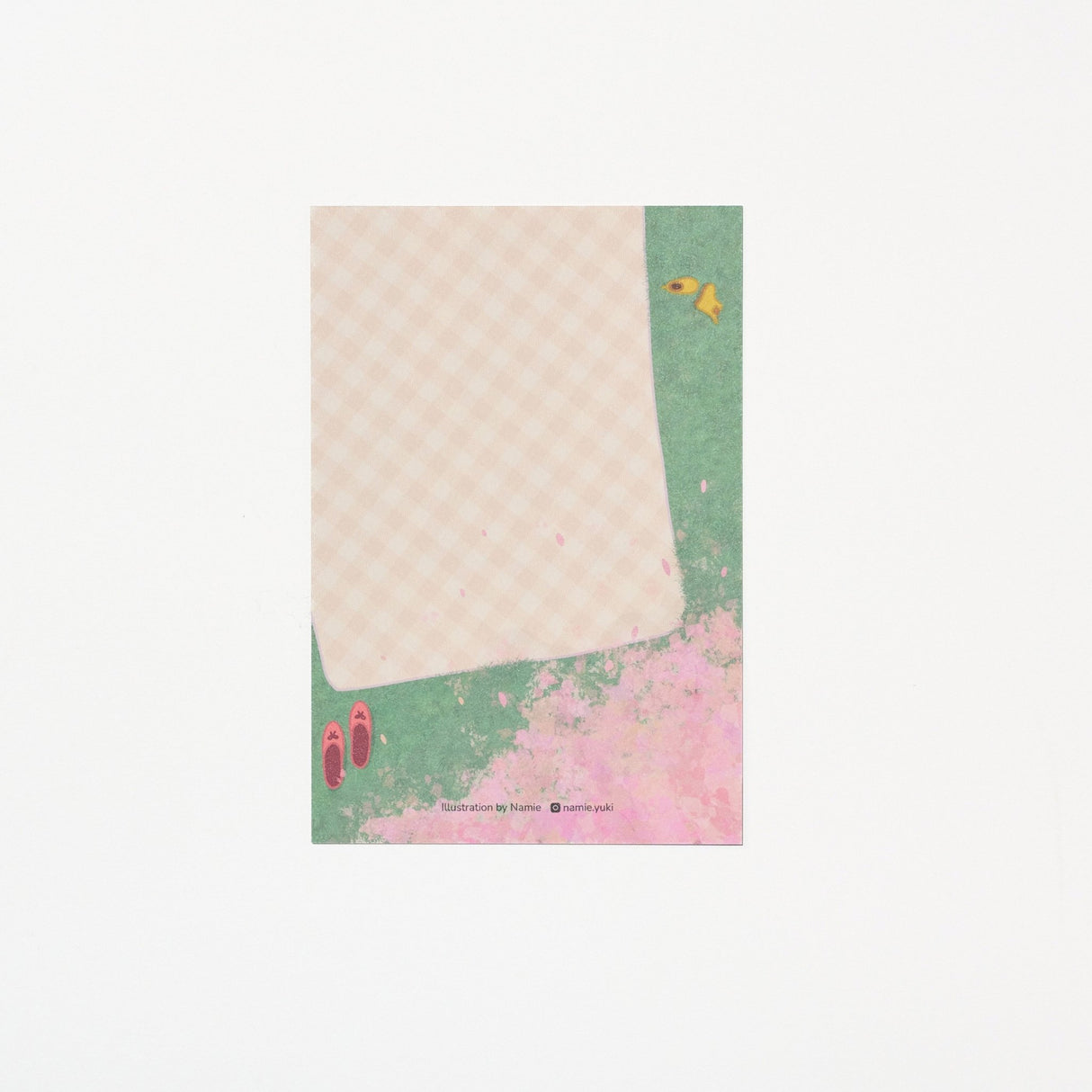 "Under the Trees" Washi Postcard by Namie / Bungu - bungu