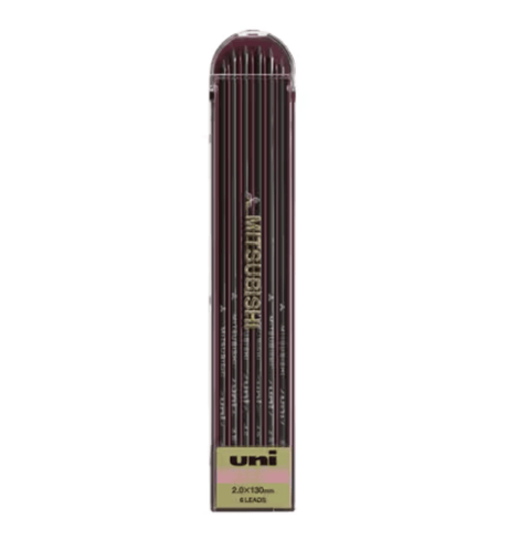 uni 2mm Graphite Pencil Lead Refill / Mitsubishi Pencil - bungu