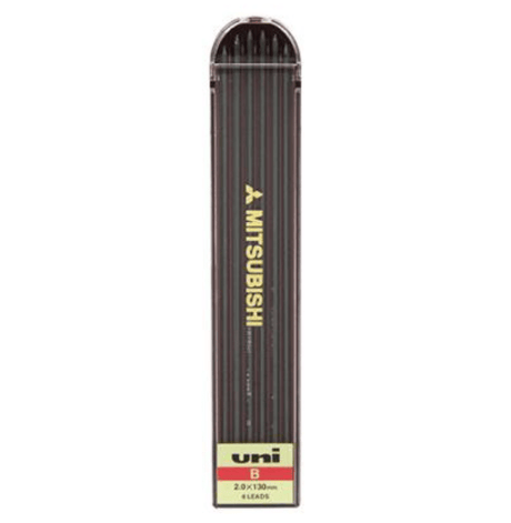 uni 2mm Graphite Pencil Lead Refill / Mitsubishi Pencil - bungu