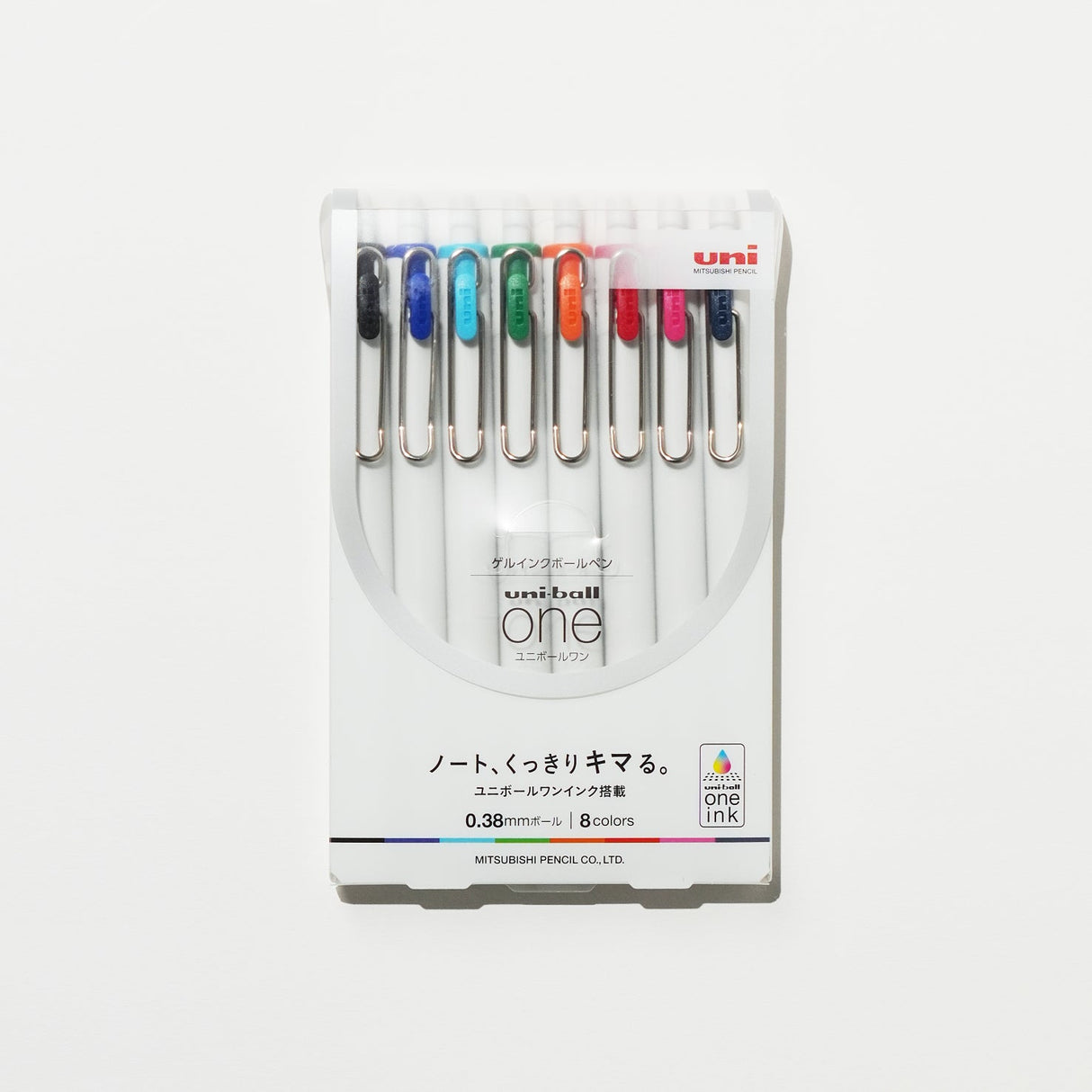 uni - ball one Gel Ink Pens 8 Color Set / uni Mitsubishi Pencil - bungu