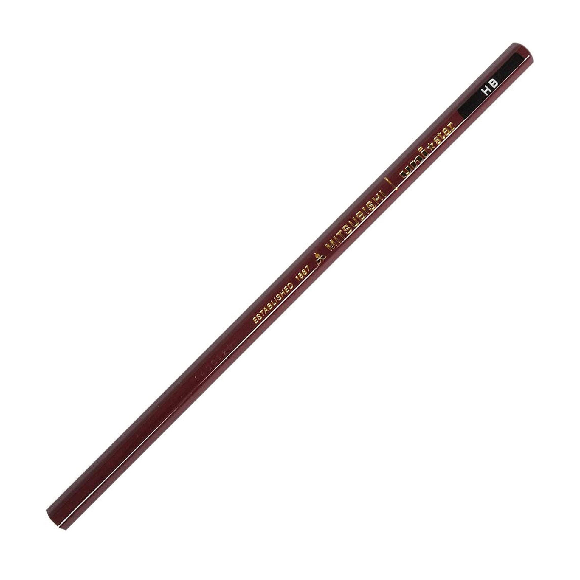 Uni Star Wooden Pencil 1 Dozen Pack / Mitsubishi Pencil - bungu