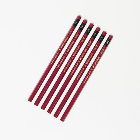 uni Wooden Pencils 1 Dozen Pack + Eraser / uni Mitsubishi Pencil - bungu