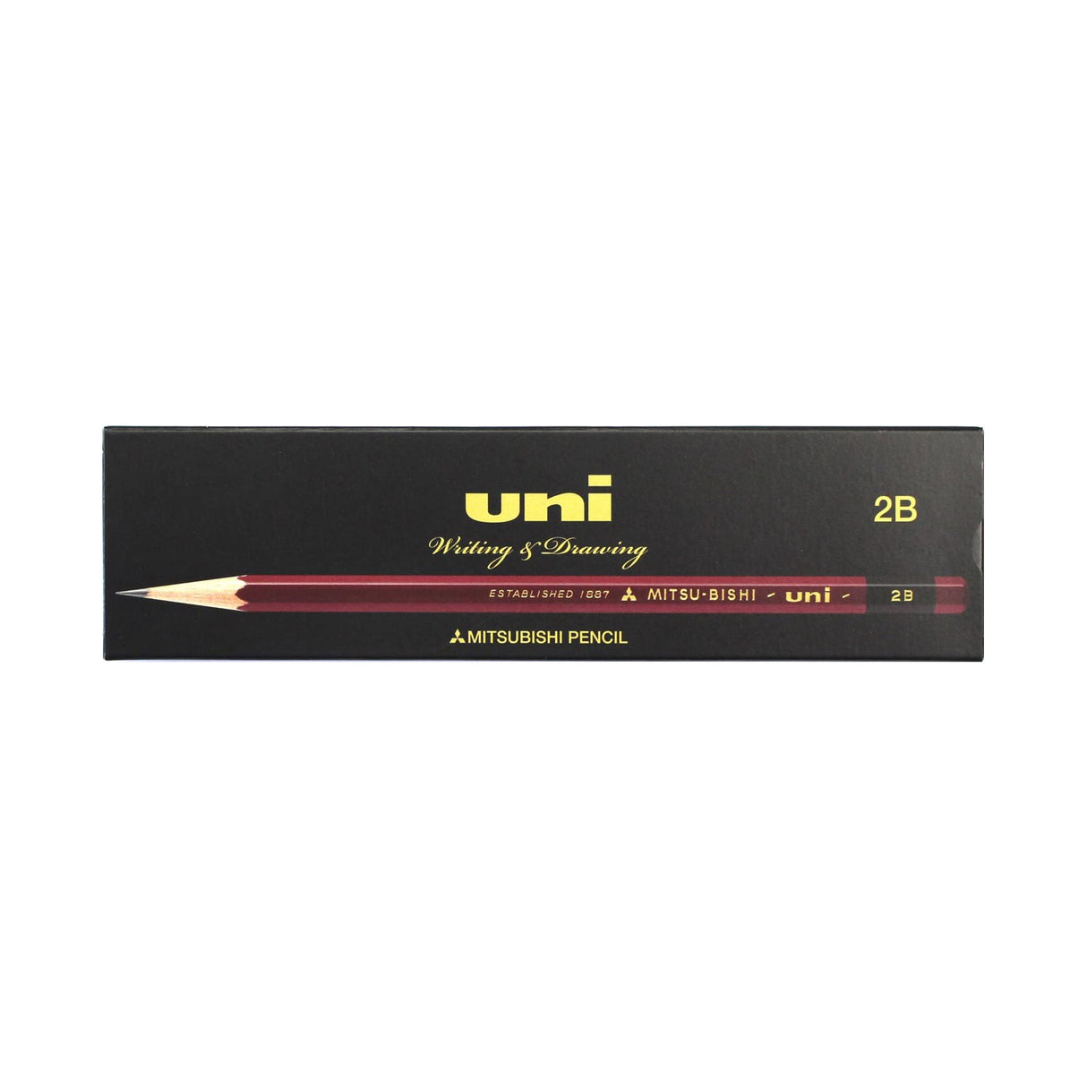 uni Wooden Pencils 1 Dozen Pack / Mitsubishi Pencil - bungu