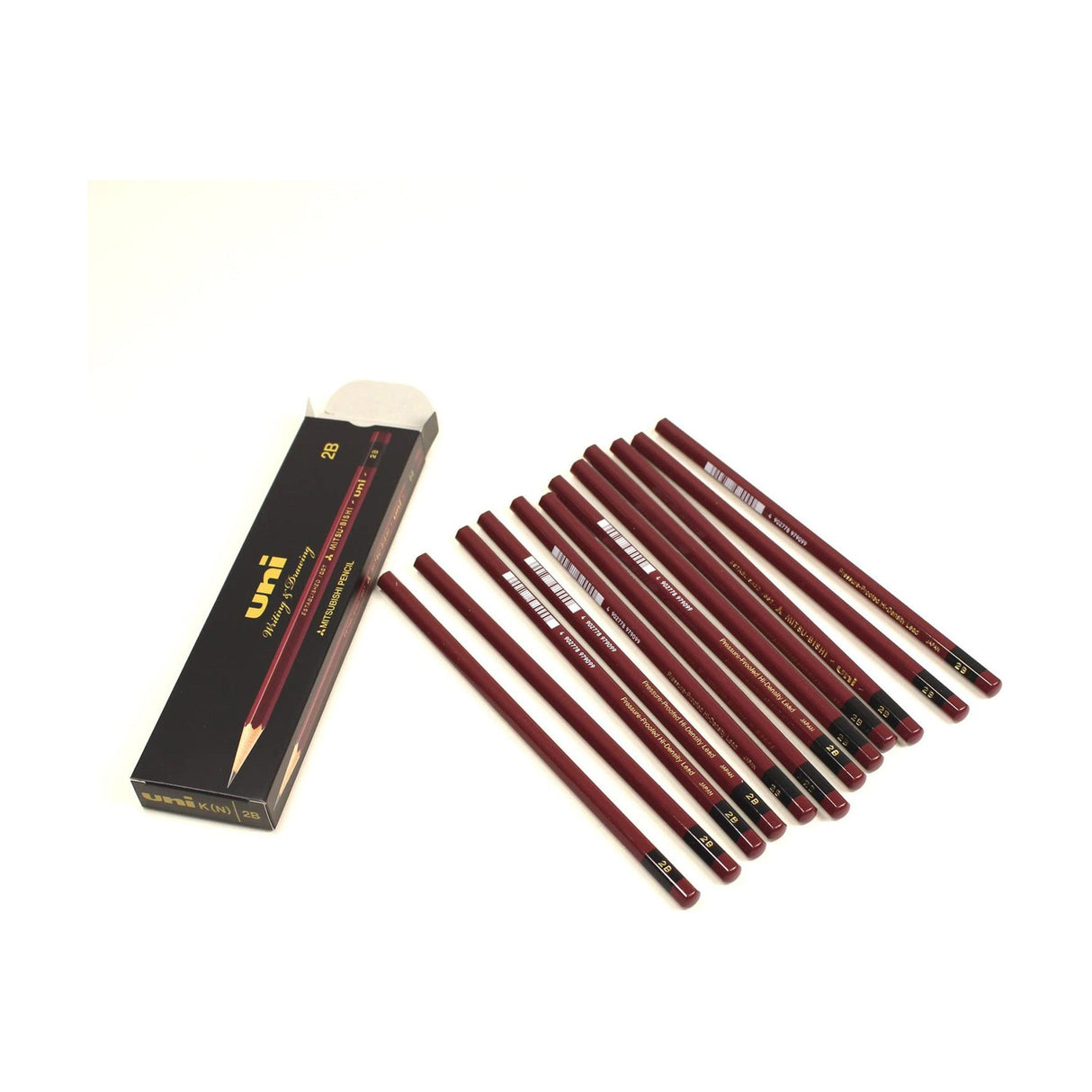 uni Wooden Pencils 1 Dozen Pack / Mitsubishi Pencil - bungu