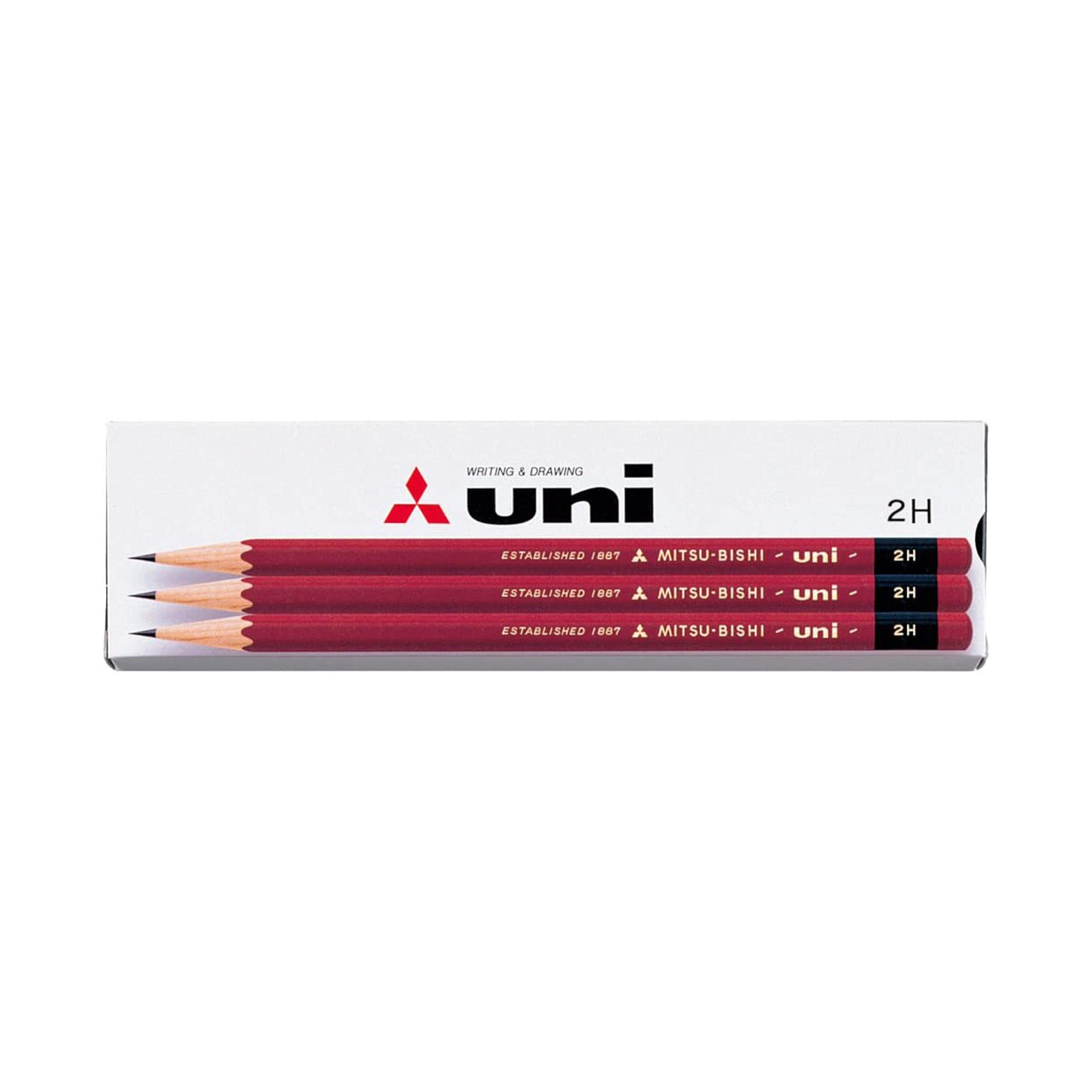 uni Wooden Pencils 1 Dozen Pack / uni Mitsubishi Pencil – bungu