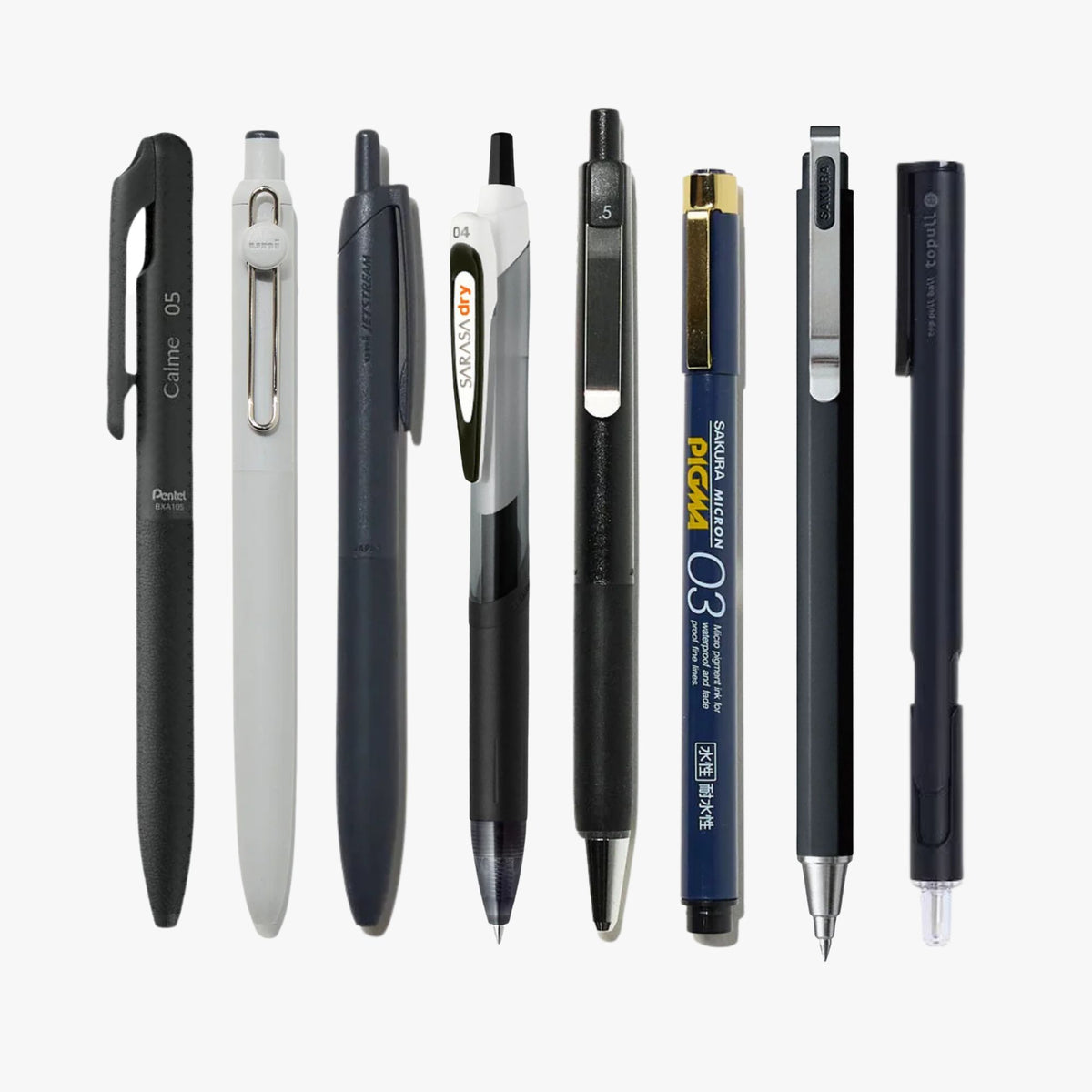 Black Ink Sampler Pack of 8
