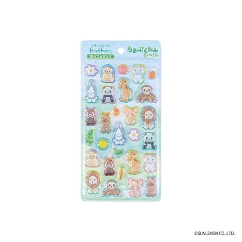 Urupukutan 3D Sticker Fluffies Collection / Nakabayashi - bungu