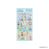Urupukutan 3D Sticker Fluffies Collection / Nakabayashi - bungu