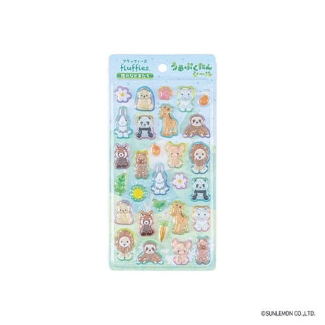 Urupukutan 3D Sticker Fluffies Collection / Nakabayashi - bungu
