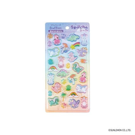 Urupukutan 3D Sticker Fluffies Collection / Nakabayashi - bungu